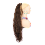 Ladies Extended Woolly Curly Rope Pulling Mesh Ponytail Wig, Color: 18T60A#