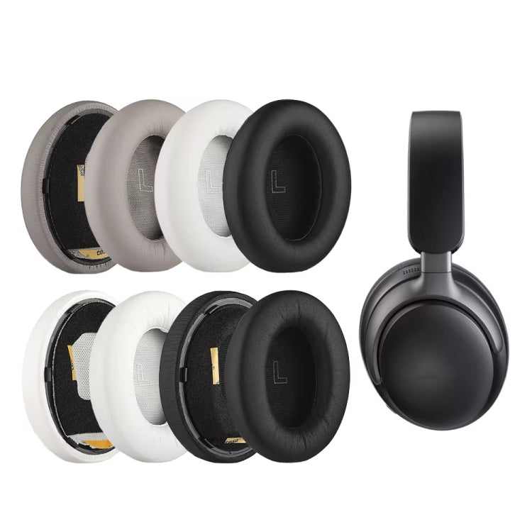 1pair For BOSE QC Ultra Headphone Leather Sponge Cover Earmuffs, Color: Black Lambskin - free shipping - PMC Jewellery - Order now!