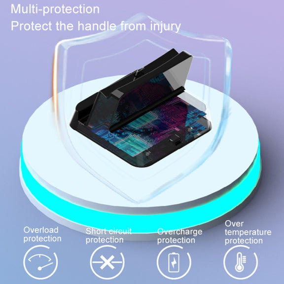 For PlayStation Portal iplay HBP-547 Palm Contact Terminal Portable Charging Stand(Black)