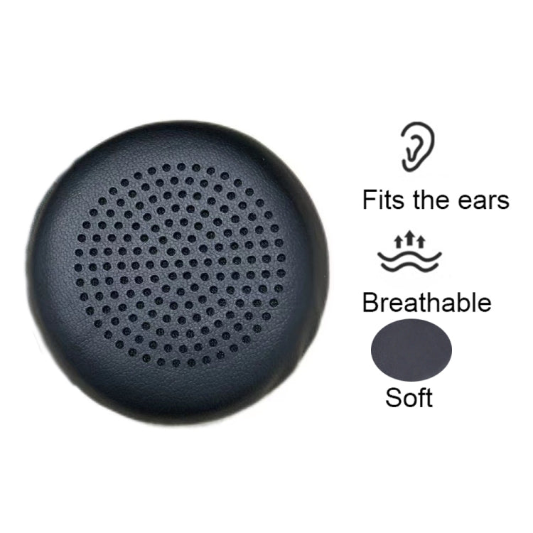 1pair For Plantronics UC B825 Headphone Leather Sponge Cover Earmuffs, Color: Black Mesh Sponge - free shipping - PMC Jewellery - Order now!