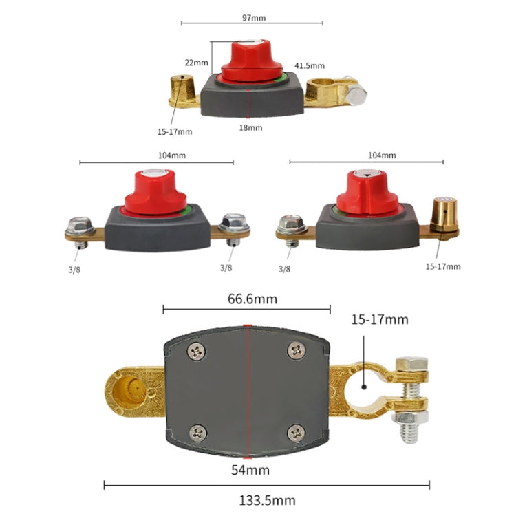 12V/24V Car Battery Negative Disconnect Switch Modification(Copper Head Type)