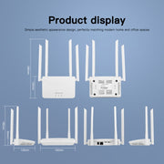 European B1/3/7/8/20/38/40/41 4G Wireless CPE Router Plug-in Mobile WiFi, EU Plug