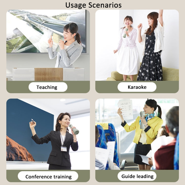 Oubai Z10 Bluetooth Wireless Microphone Voice Megaphone For Teacher, Version: Basic Version - Microphone by OubaiI | Online Shopping South Africa | PMC Jewellery | Buy Now Pay Later Mobicred
