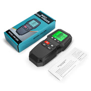 HW-QB6 5 In 1 Wall Scanner Handheld Stud Finder Wood Current Metal Live Wires Detection(Black)