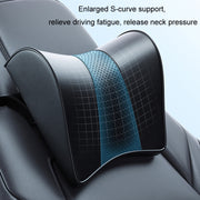 For Tesla Model 3/Y Car Memory Foam Headrest, Material: Leather