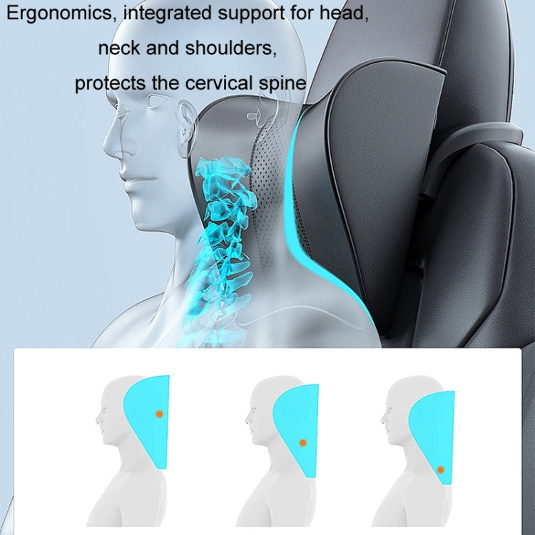 For Tesla Model 3/Y Car Memory Foam Headrest, Material: Leather