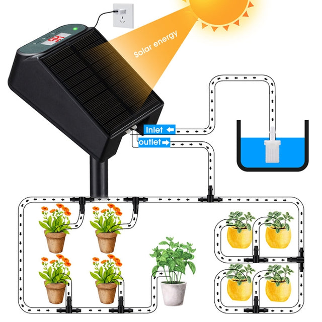 Smart Automatic Solar Timed Wireless Controlled Watering Device(SW15 Set)