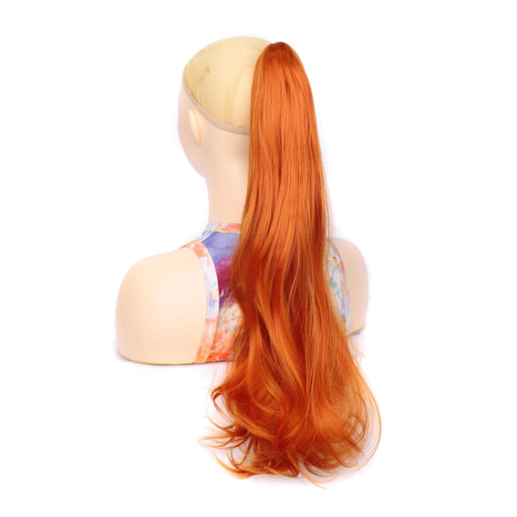 Ladies Claw Clip Inside Button Long Curly Pear Ponytail Wig, Color: 18C# - free shipping - PMC TechLife - Order now!