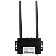 4G Wireless Plug-in Router Detachable Extension Antenna LTE Monitoring Network WiFi Hotspot, EU Plug(Black)