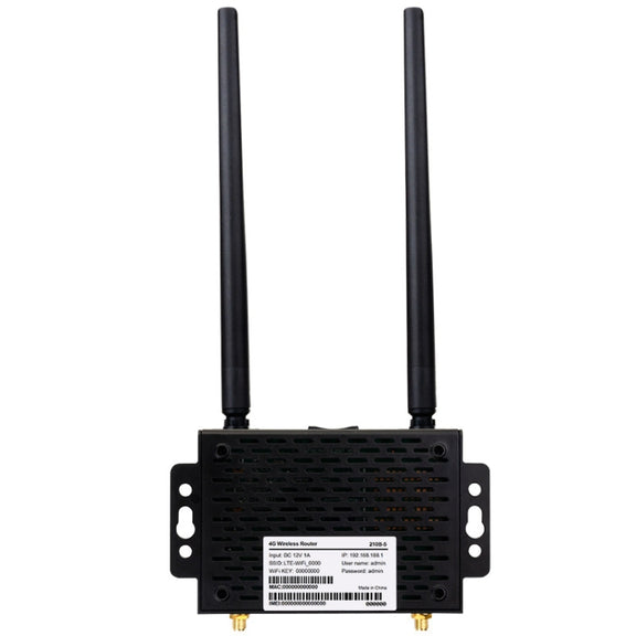 4G Wireless Plug-in Router Detachable Extension Antenna LTE Monitoring Network WiFi Hotspot, EU Plug(Black)