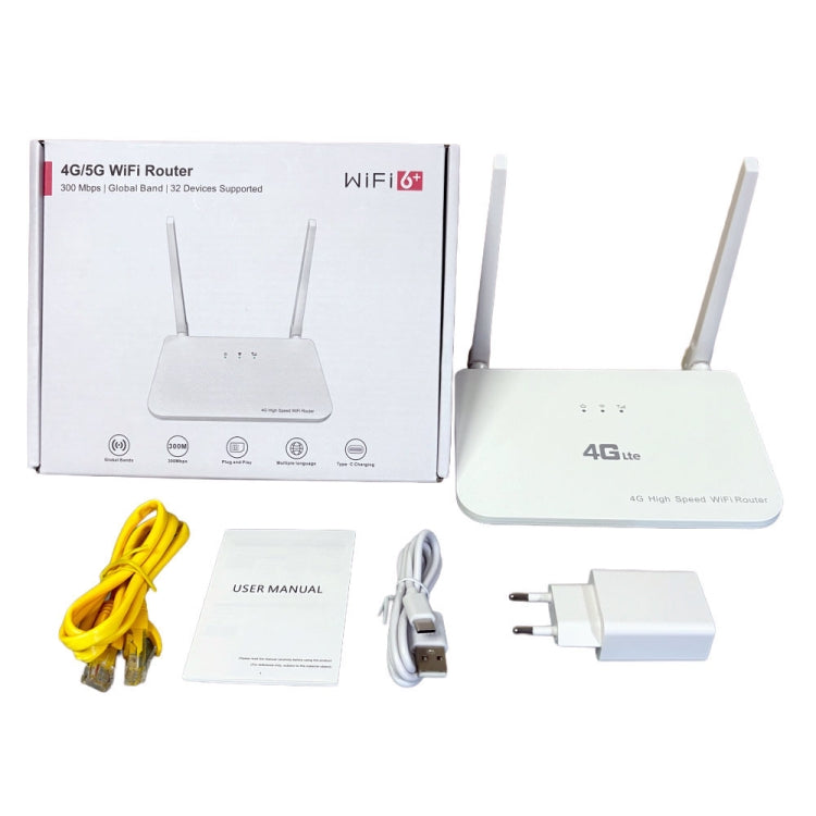 Asian Version 4G CPE Wireless Plug-In Mobile Routing WiFi6 Wire Hotspot, EU Plug - Wireless Routers by PMC Jewellery | Online Shopping South Africa | PMC Jewellery | Buy Now Pay Later Mobicred
