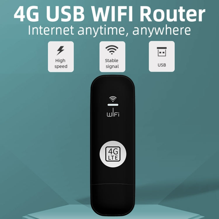 Global Edition 4G UFI LTE WiFi Dongle Wireless Router Plug-in NIC Router(Black) - 4G Mobile Wifi by PMC TechLife | Online Shopping South Africa | PMC TechLife | Buy Now Pay Later Mobicred