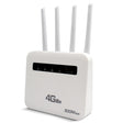 For European / Asian / African 4G CPE WiFi6 Plug-in Wireless Router Dual Port Wireless Hotspot, EU Plug(Milky White) - free shipping - PMC TechLife - Order now!