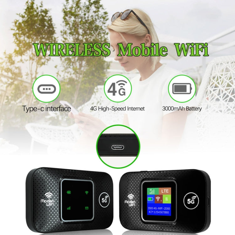 M9S-LCD Eurasian Version 4G Portable WiFi Plug-in Wireless Router Car WiFi