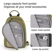 Cwatcun D148 Medium Casual Camera Bag Shoulder Crossbody Daily Photography Bag, Color: Black