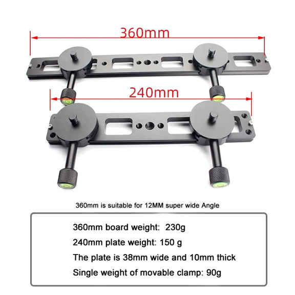 Double Camera Bracket Arca Swiss Quick Release Plate, Spec: PU240