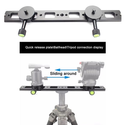 Double Camera Bracket Arca Swiss Quick Release Plate, Spec: PU240 - Quick Release Plate by PMC Jewellery | Online Shopping South Africa | PMC Jewellery | Buy Now Pay Later Mobicred