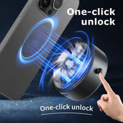 AIMITE M8 Car Phone Holder Vacuum Suction Cup Strong Magnetic Support Bracket(Tarnish Black)