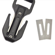 Underwater Portable Diving Rescue Rope Cutter(Black)