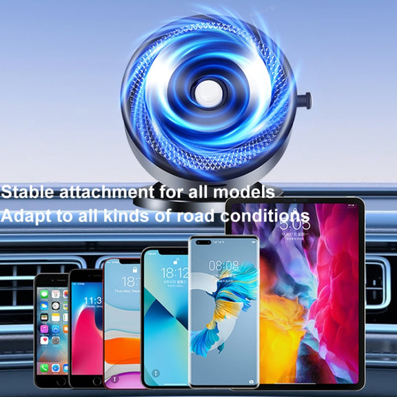 AIMITE M12 Car Phone Magnetic Rotating Holder Vacuum Suction Cup Strong Magnetic Support Bracket(Silver)