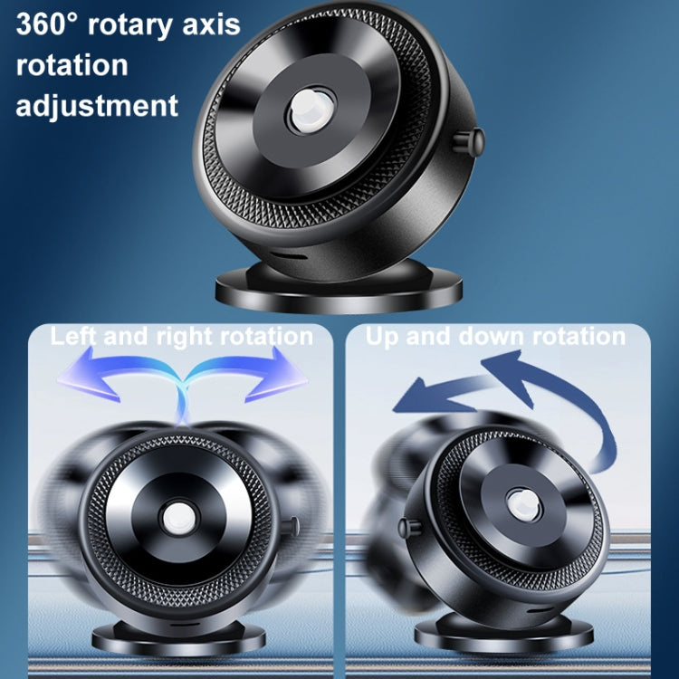 AIMITE M12 Car Phone Magnetic Rotating Holder Vacuum Suction Cup Strong Magnetic Support Bracket(Tarnish Black) - free shipping - PMC Jewellery - Order now!