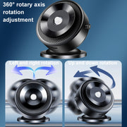 AIMITE M12 Car Phone Magnetic Rotating Holder Vacuum Suction Cup Strong Magnetic Support Bracket(Silver)