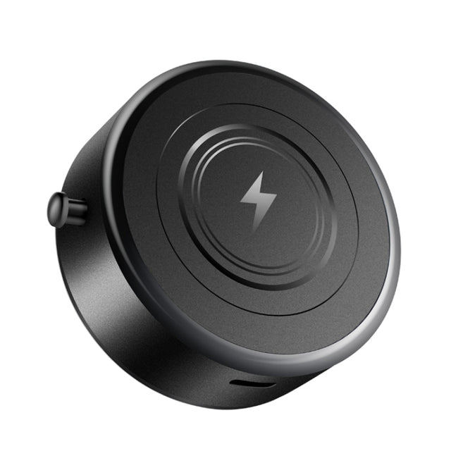 AIMITE M8 Car Wireless Charger Phone Holder Vacuum Suction Cup Strong Magnetic Support Bracket(Black)