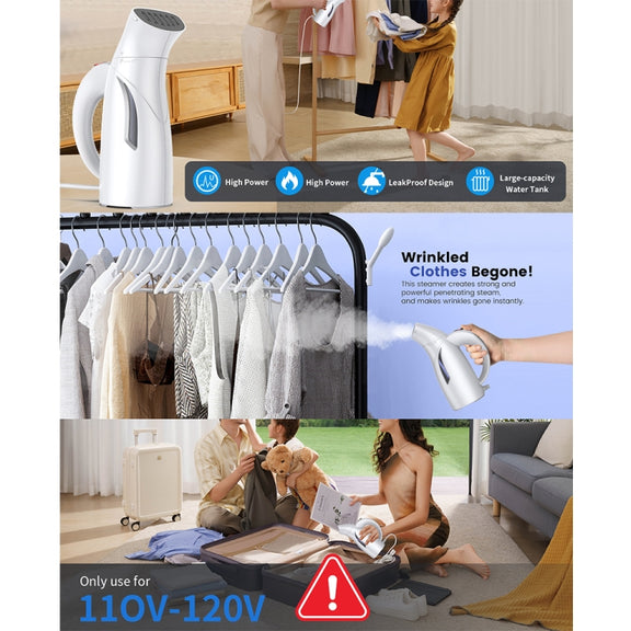 LM-1609S Portable Steam Handheld Electric Iron Home Mini Hanging Iron, Spec: EU Plug