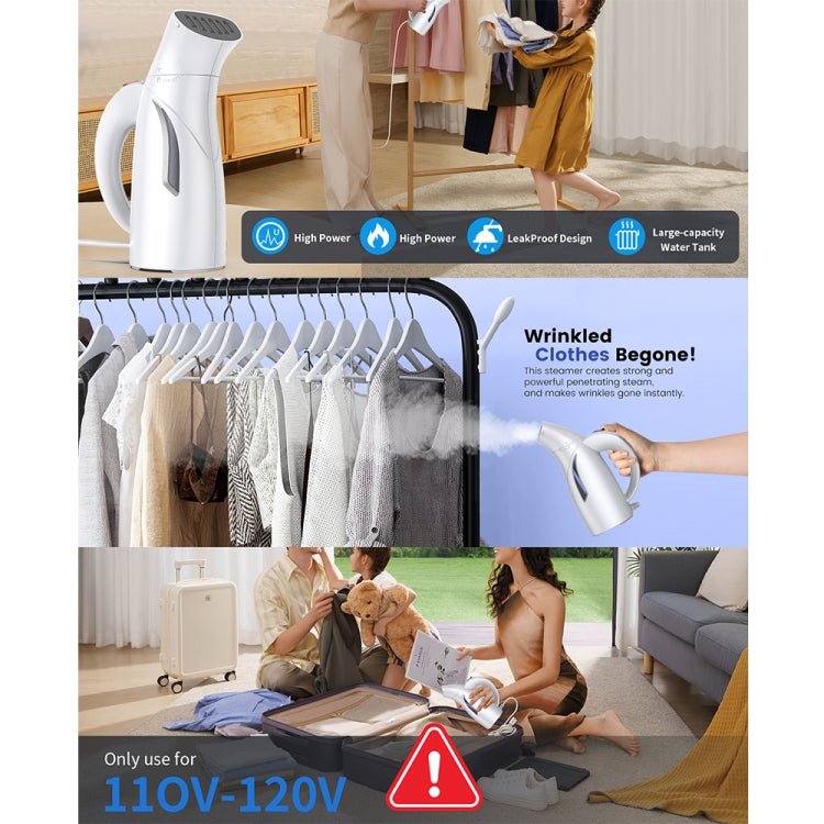 LM-1609S Portable Steam Handheld Electric Iron Home Mini Hanging Iron, Spec: UK Plug - free shipping - PMC TechLife - Order now!