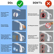 LM-1609S Portable Steam Handheld Electric Iron Home Mini Hanging Iron, Spec: EU Plug