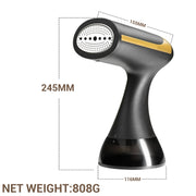 Small Portable Handheld Household Steam Spray Clothes Wrinkle Removal Iron, Size: UK Plug(Black)