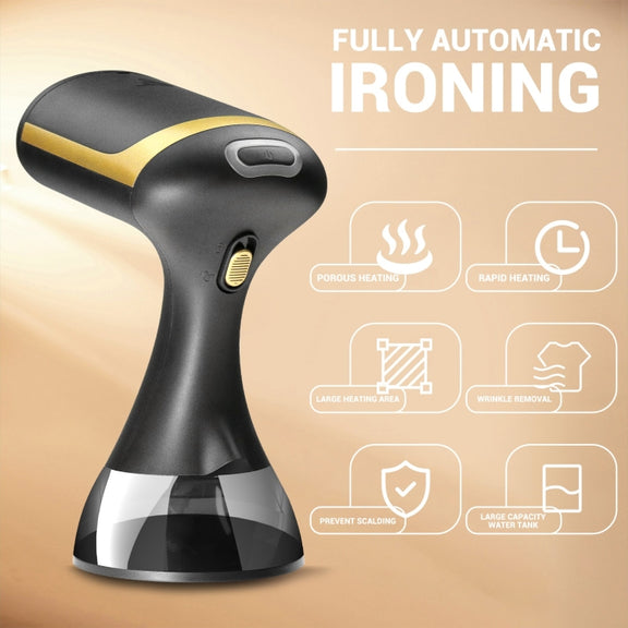 Small Portable Handheld Household Steam Spray Clothes Wrinkle Removal Iron, Size: UK Plug(White)
