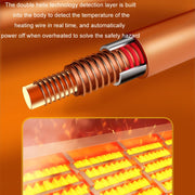 Portable Car Heater Small Fan Defogger, Color: 12V Red