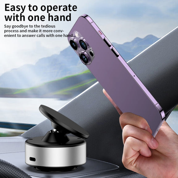 AIMITE X11 Car Vacuum Adsorption Cell Phone Magnetic Holder Universal Adjustable Navigation Support Bracket(Black Ordinary Model)
