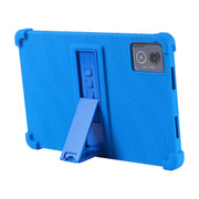 For Lenovo Tab K11 Plus Shockproof Silicone Tablet Protective Case With Holder(Rose Red)