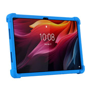 For Lenovo Tab K11 Plus Shockproof Silicone Tablet Protective Case With Holder(Rose Red)