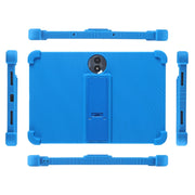 For TCL TAB 11 Gen 2 Shockproof Silicone Tablet Protective Case With Holder(Black)