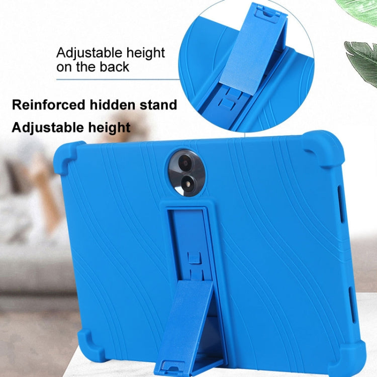 For TCL TAB 11 Gen 2 Shockproof Silicone Tablet Protective Case With Holder(Rainbow Color)