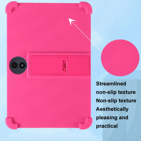 For TCL TAB 11 Gen 2 Shockproof Silicone Tablet Protective Case With Holder(Red)