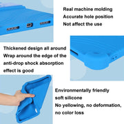 For TCL TAB 11 FE Shockproof Silicone Tablet Protective Case With Holder(Black)