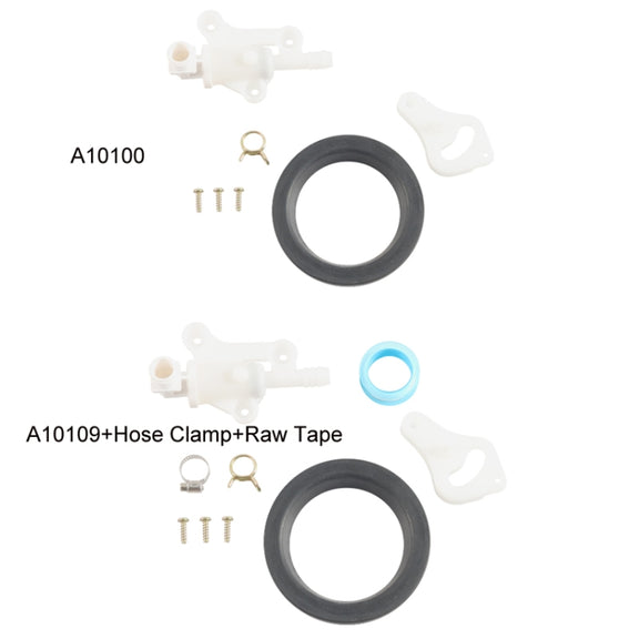 RV Toilet Water Module Components For Thetford Aqua-Magic, Model: A10109+Hose Clamp+Raw Tape