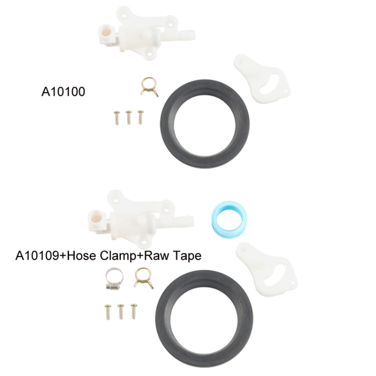RV Toilet Water Module Components For Thetford Aqua-Magic, Model: A10109+Hose Clamp+Raw Tape