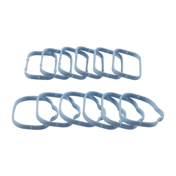 12pcs /Set Automotive Intake Manifold Gaskets For JEEP / Dodge / Chrysler, Color: Light Blue