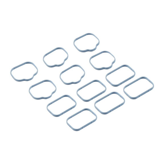 12pcs /Set Automotive Intake Manifold Gaskets For JEEP / Dodge / Chrysler, Color: Light Blue