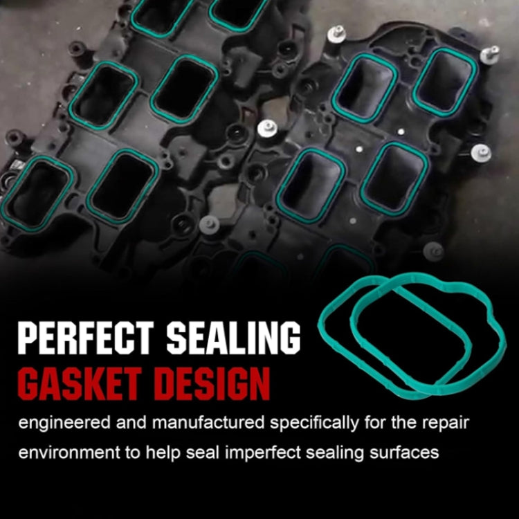 12pcs /Set Automotive Intake Manifold Gaskets For JEEP / Dodge / Chrysler, Color: Light Blue