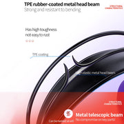 YINDIAO Q7 Colorful Light Computer Wired Headset USB Gaming Headset USB7.1 Sound Card White
