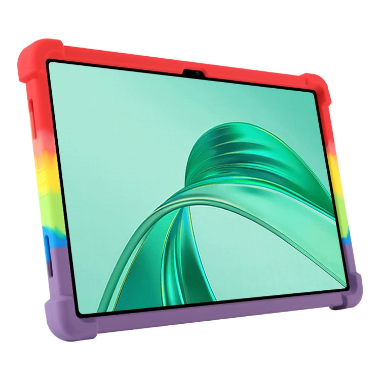 For Honor Pad X9 Shockproof Silicone Tablet Protective Case With Holder(Red) - Honor by PMC TechLife | Online Shopping South Africa | PMC TechLife | Buy Now Pay Later Mobicred