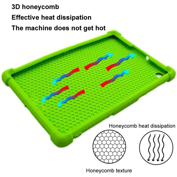 For Honor Pad X9 Shockproof Silicone Tablet Protective Case With Holder(Red) - Honor by PMC TechLife | Online Shopping South Africa | PMC TechLife | Buy Now Pay Later Mobicred