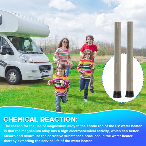 Water Heater Heating Element For RV Camper, Specifications: 4pcs /Pack Heating Tube + Anode Rod + Sleeve
