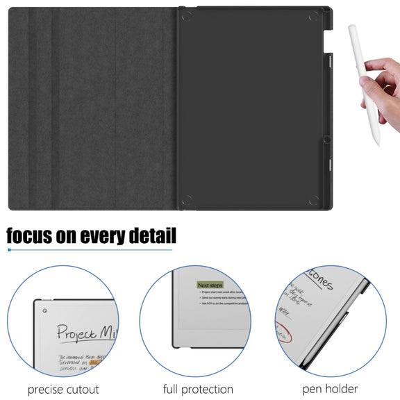 For reMarkable Paper Pro 2024 11.8 inch Rotating Dormant Case(Black)